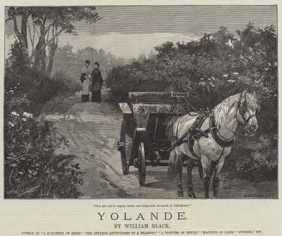Yolande, od Williama Blacka od William Heysham Overend