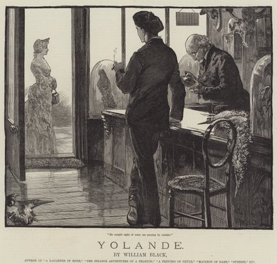 Yolande, autor: William Black od William Heysham Overend