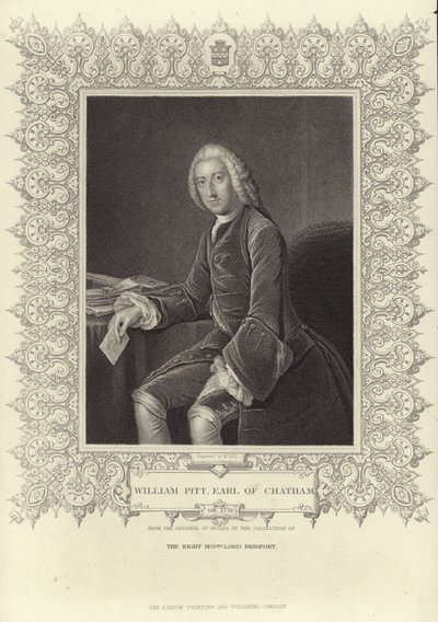 Portrét Williama Pitta staršího od William Hoare