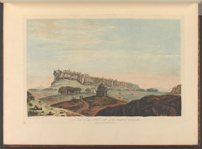 Pohled na jižní stranu pevnosti Gwalior od William Hodges