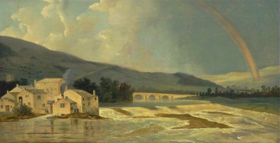 Otley Bridge na řece Wharfe od William Hodges