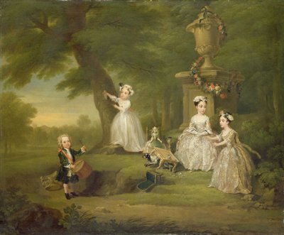 Dětský čajový dýchánek od William Hogarth