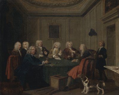Klub gentlemanů od William Hogarth
