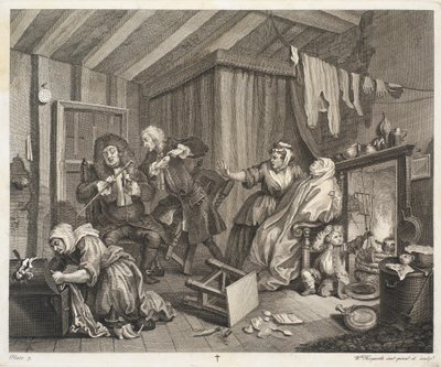 Nevěstin pokrok od William Hogarth