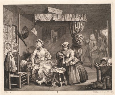 Nevěstin pokrok od William Hogarth