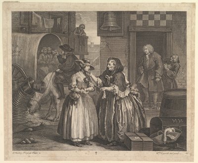 A Harlots Progress, deska 1, duben 1732. od William Hogarth