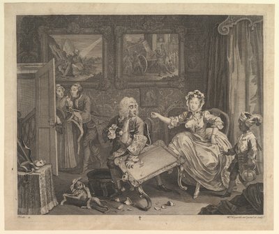 A Harlots Progress, deska 2, duben 1732. od William Hogarth