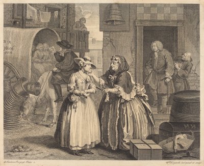 Nevěstin pokrok: pl.1 od William Hogarth