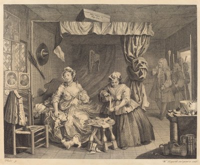 Nevěstin pokrok: pl.3 od William Hogarth