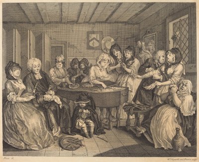 Nevěstin pokrok: pl.6 od William Hogarth