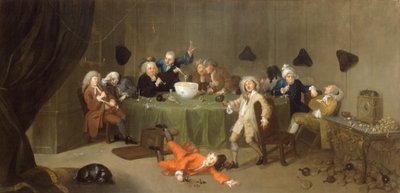 Půlnoční moderní rozhovor, c.1732 od William Hogarth