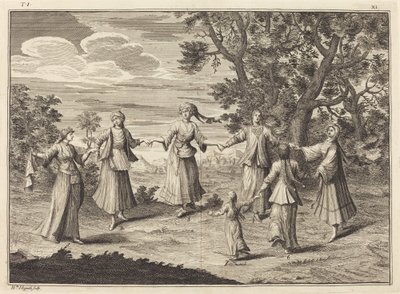 Domorodý tanec od William Hogarth