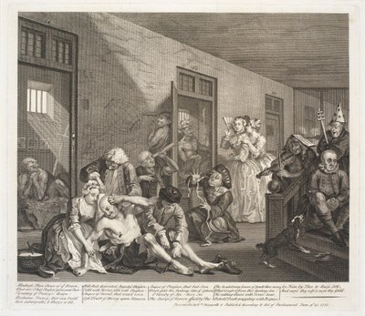 Rakeův pokrok od William Hogarth