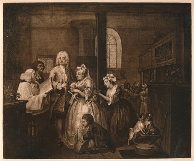A Rakes Progress - 5: On Marries, 1733. od William Hogarth