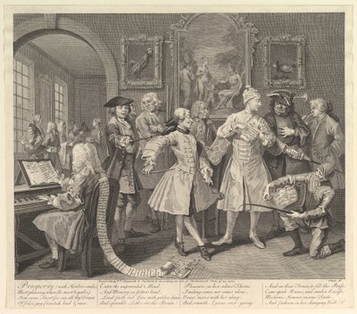 A Rakes Progress, deska 2, 25. června 1735. od William Hogarth