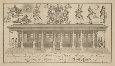 Perspektivní pohled na Bunn House Davida Loudona od William Hogarth