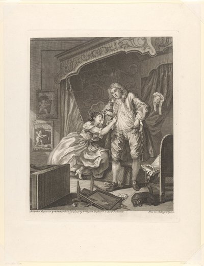 ‘After’ Vrouw hangt aan de arm van een man in een slaapkamer After (title on object) Voor en na (series title) Before and after (series title)   1382145   cs       czech Successfully Translated  Original: Nature morte. Peinture de Olga Vladimirovna Rozanov od William Hogarth