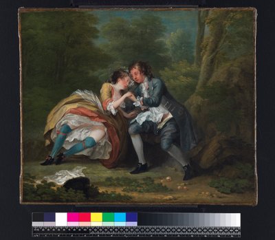 Poté, kolem 1730-31 (olej na plátně) od William Hogarth