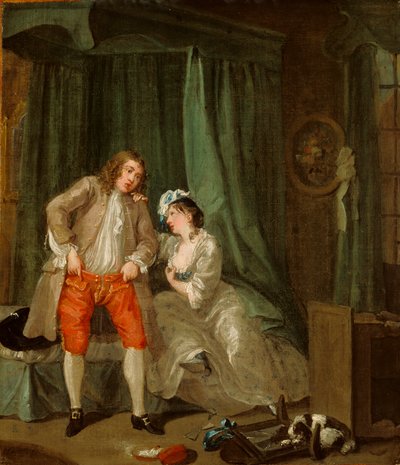 Poté, kolem 1730-31 (olej na plátně) od William Hogarth