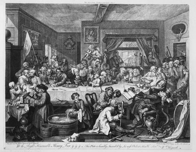 An Election Entertainment, 1755 od William Hogarth