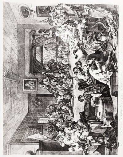 An Election Entertainment, Plate I, 24. února od William Hogarth