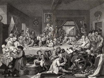 An Election Entertainment, vyrytý T.E. Nicholson, z 
