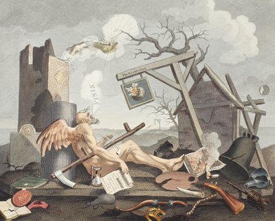Bathos, Manner of Sinking, v Sublime Paintings vepsaných obchodníkům s temnými obrazy, ilustrace z 