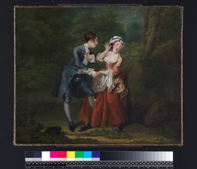 Dříve, c.1730-31 (jeden z páru, viz 58828) od William Hogarth