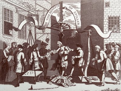Chlapci pokukující po přírodě od William Hogarth