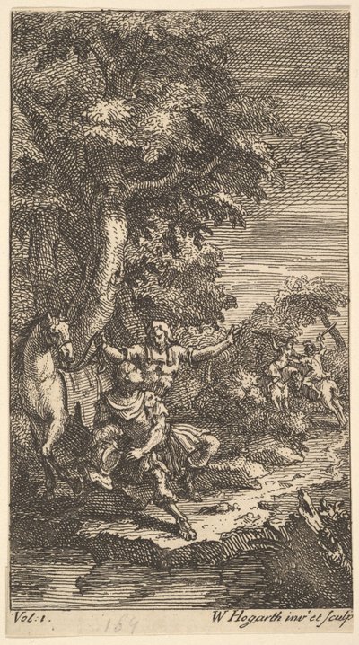 Cassandra, Frontispiece, sv. 1, 1725. od William Hogarth