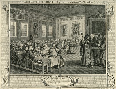 Městské slavnosti, 1747, 1925. od William Hogarth
