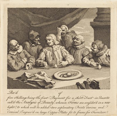 Columbus Breaking the Egg od William Hogarth
