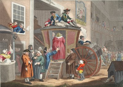 Country Inn Yard, ilustrace z 