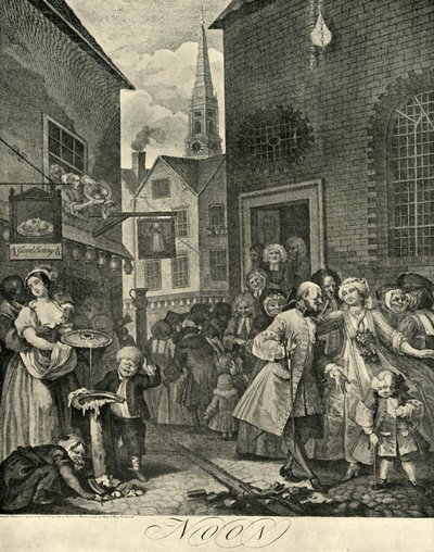 Covent Garden v poledne, 1738, 1925. od William Hogarth