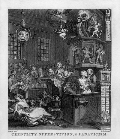 Důvěřivost, pověra a fanatismus William Hogarth od William Hogarth