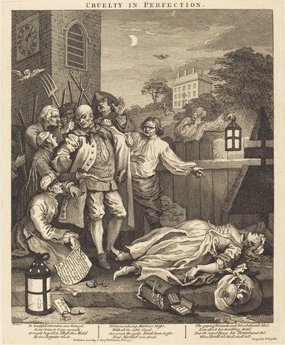 Krutost v dokonalosti od William Hogarth