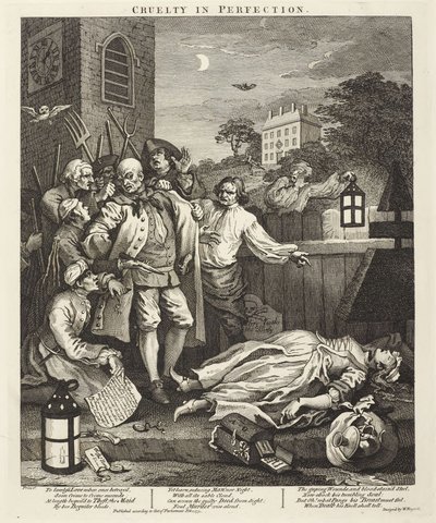 Krutost v dokonalosti od William Hogarth