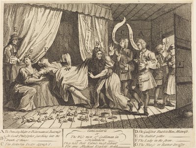 Cunicularii aneb The Wise Men of Godliman in Consulting od William Hogarth