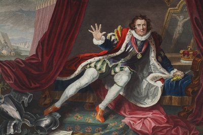 David jako Richard III., ilustrace z 