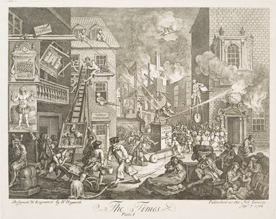 Čas (tabule 1) od William Hogarth