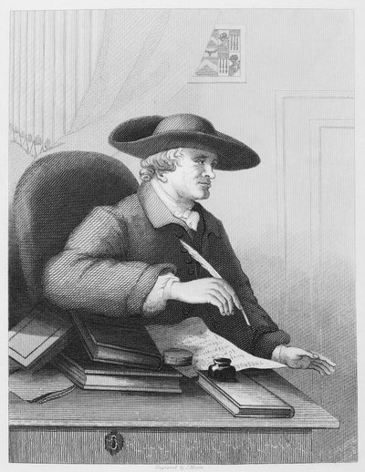 Dr Thomas Morell učenec a tiskař Je známý tím, že je libretistou a po Williamu Hogarthovi napsal nejpodrobnější zprávu o spolupráci s Handel Engraving od J Moora. od William Hogarth
