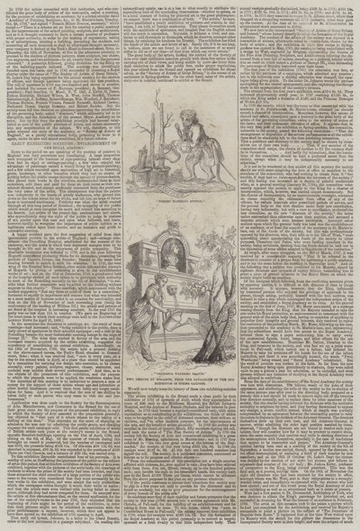 Rané výstavní společnosti, založení Královské akademie od William Hogarth
