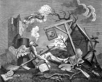 Finis; nebo, Ocas - The Bathos od Williama Hogartha od William Hogarth