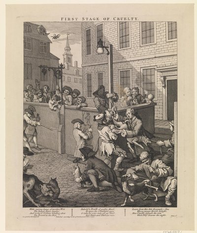 První fáze krutosti od William Hogarth