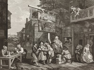 Čtyři tisky voleb / Všeobecné volby. List 2: Získávání hlasů. 1757 od William Hogarth