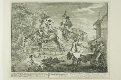 Hudibras Sallying Forth, deska druhá od Hudibras od William Hogarth
