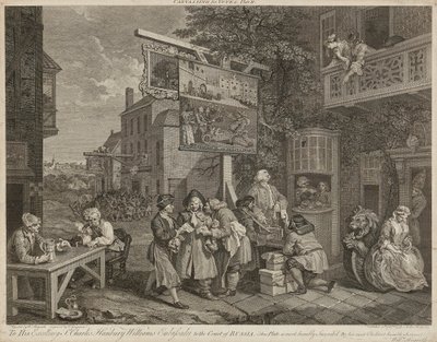 Humours of An Election (Set of Four) (rytina) od William Hogarth
