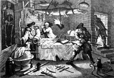 Ilustrace z básně Hudibras od Samuela Butlera, 1726. od William Hogarth