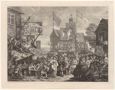 Jarmark v Southwarku od William Hogarth