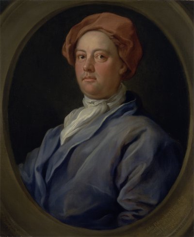 John Palmer, advokát vnitřního chrámu od William Hogarth